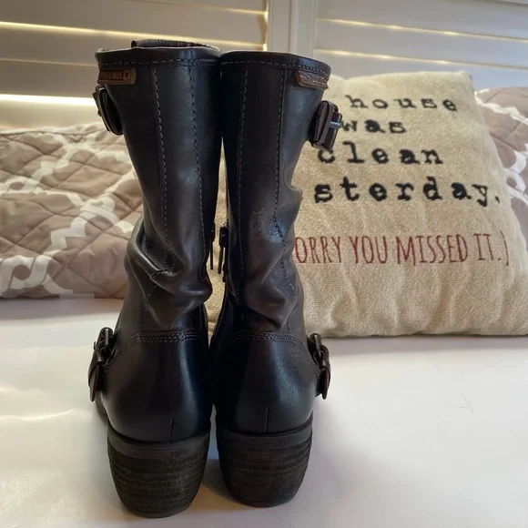 All leather Pikolinos brown boots, 38-7 - Picture 3 of 6